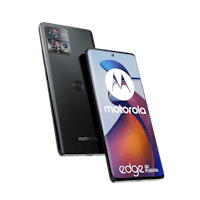 Motorola Edge 30 Fusion Quartz Black - Voorkant & achterkant met abonnement