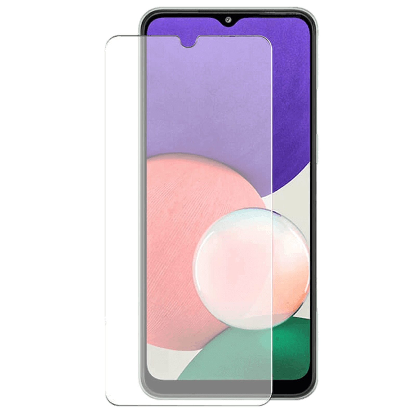 CaseBody Samsung Galaxy A12 Beschermhoesje mét Glazen Screenprotector Transparant