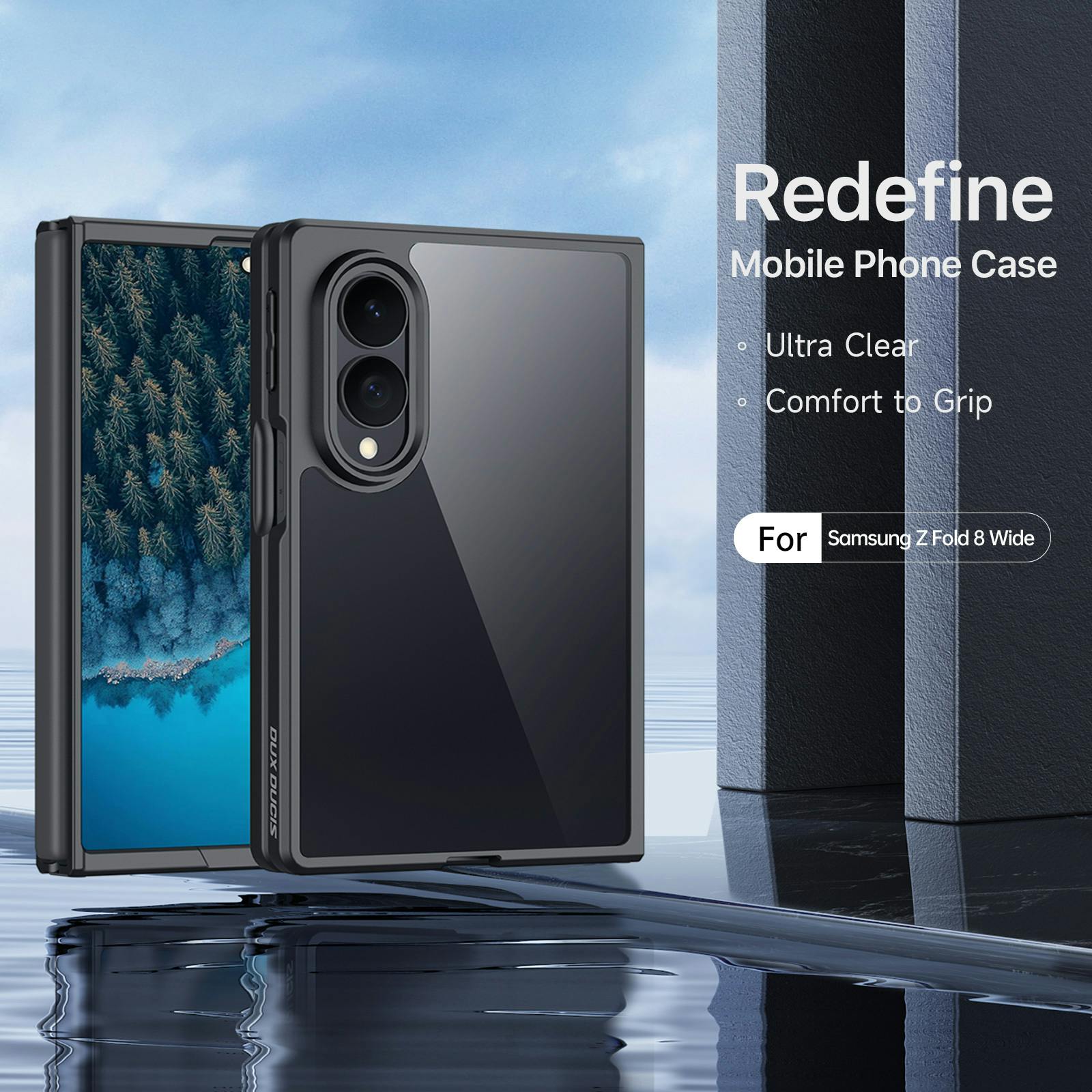 DUX DUCIS Samsung Galaxy Z Fold8 Wide Aimo Series Case Zwart