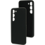 Mobiparts Samsung Galaxy S23 Siliconen Hoesje Zwart - Voorkant & achterkant