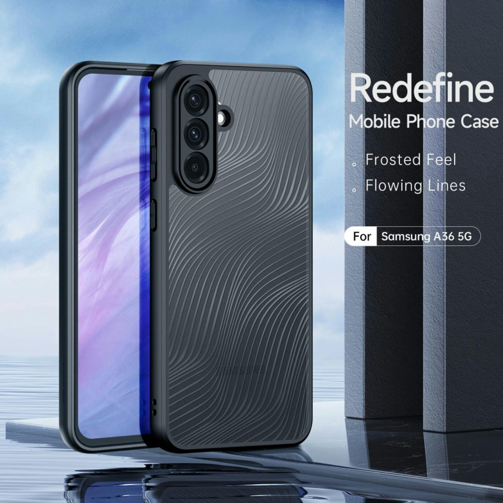 DUX DUCIS Samsung Galaxy A36/A56 Aimo Series Eco Hoesje Zwart