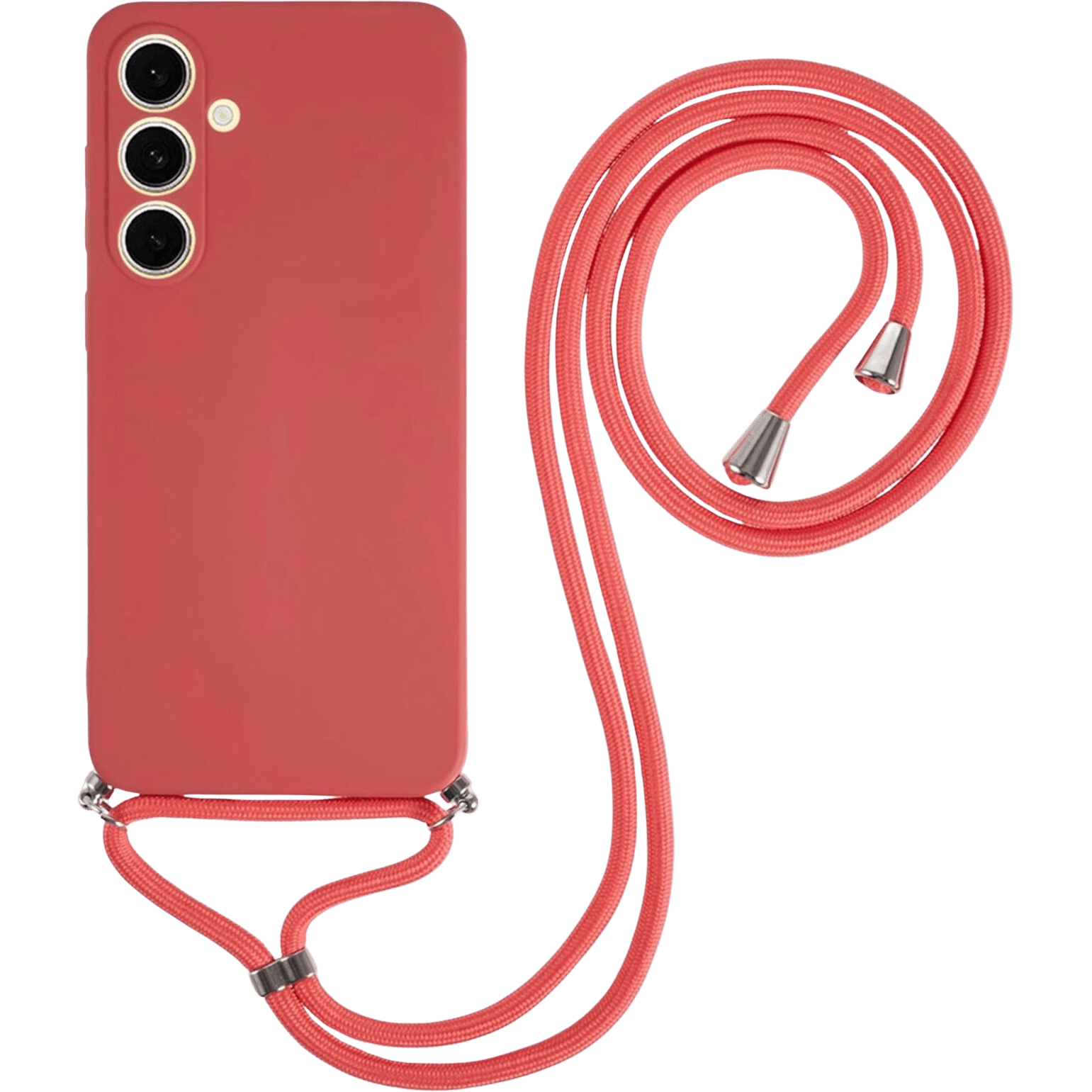 Mocaa Samsung Galaxy S25 FE Koordhoesje Rood