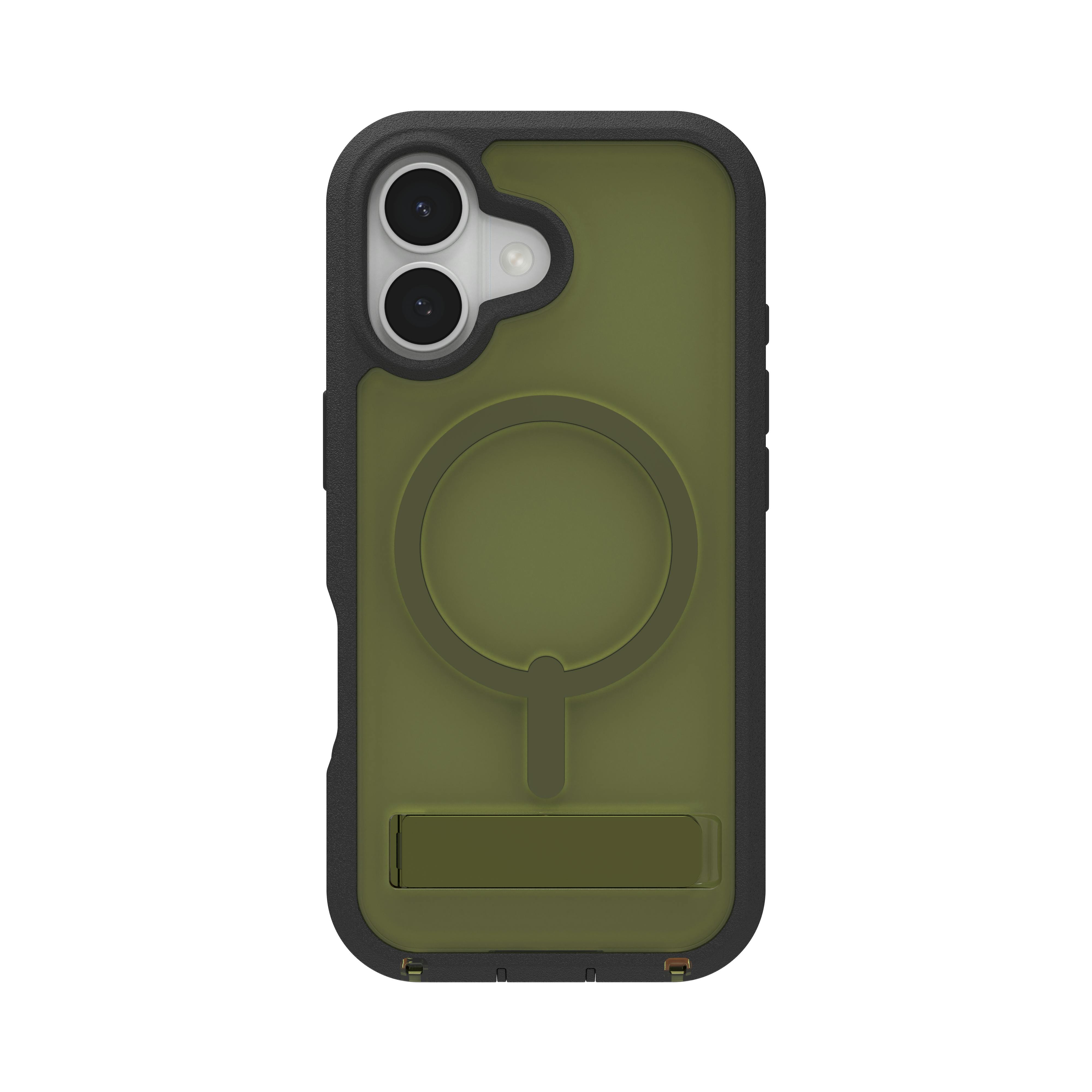 ZAGG iPhone 17 MagSafe Rainier Kickstand Case Khaki