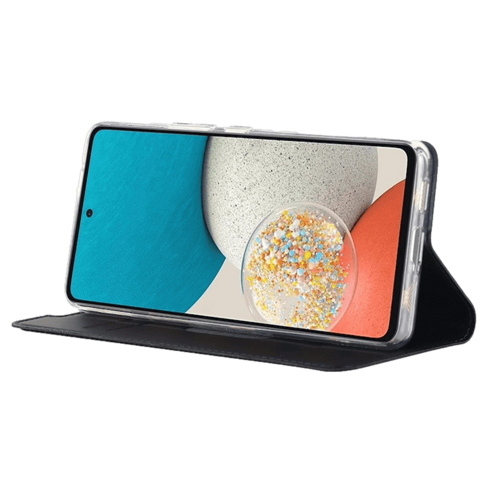 Comfycase Samsung Galaxy A53 Ultra-Slim Flip Case Magnetische Sluiting Blauw