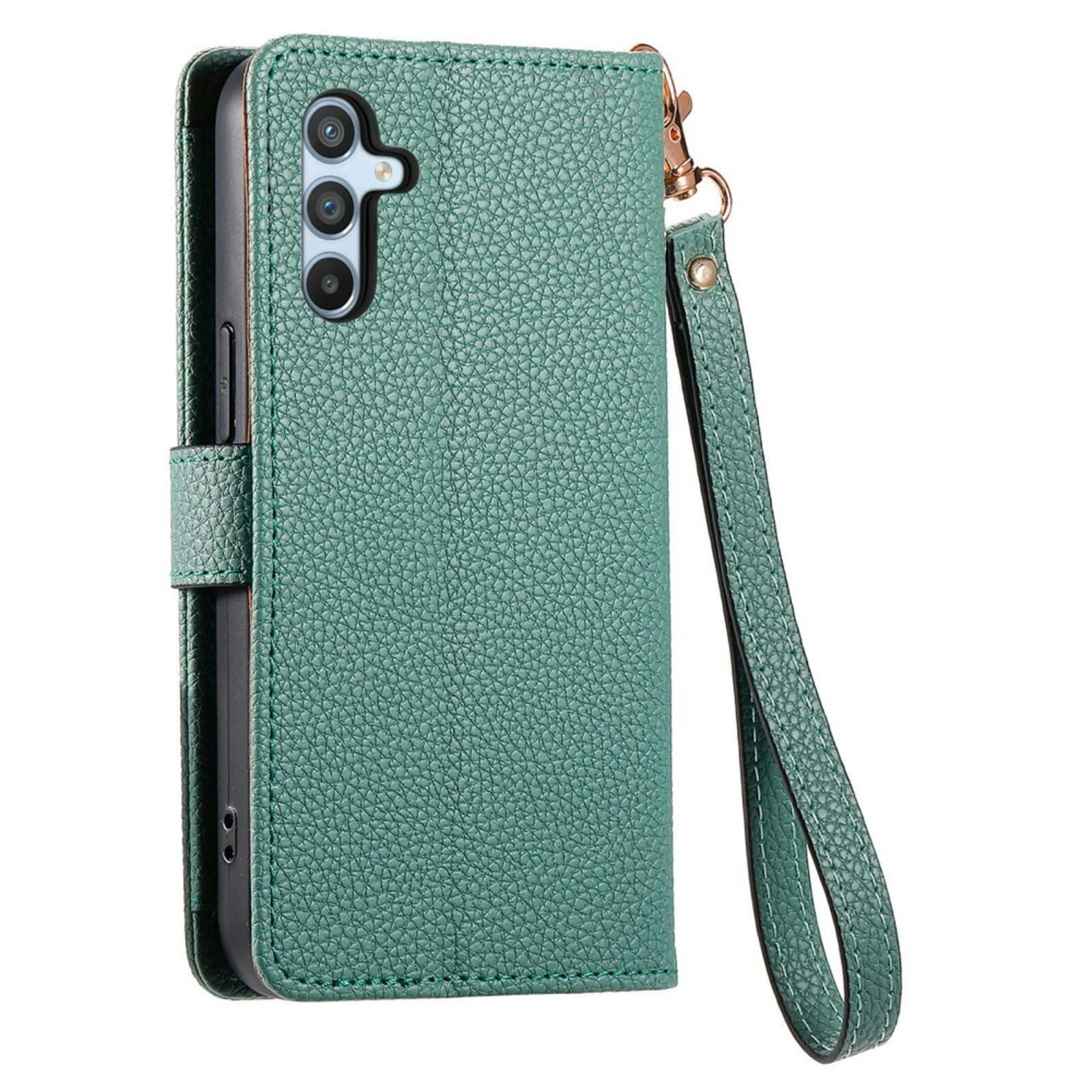 Mocaa Samsung Galaxy A56 Love Heart Wallet Hoesje Groen