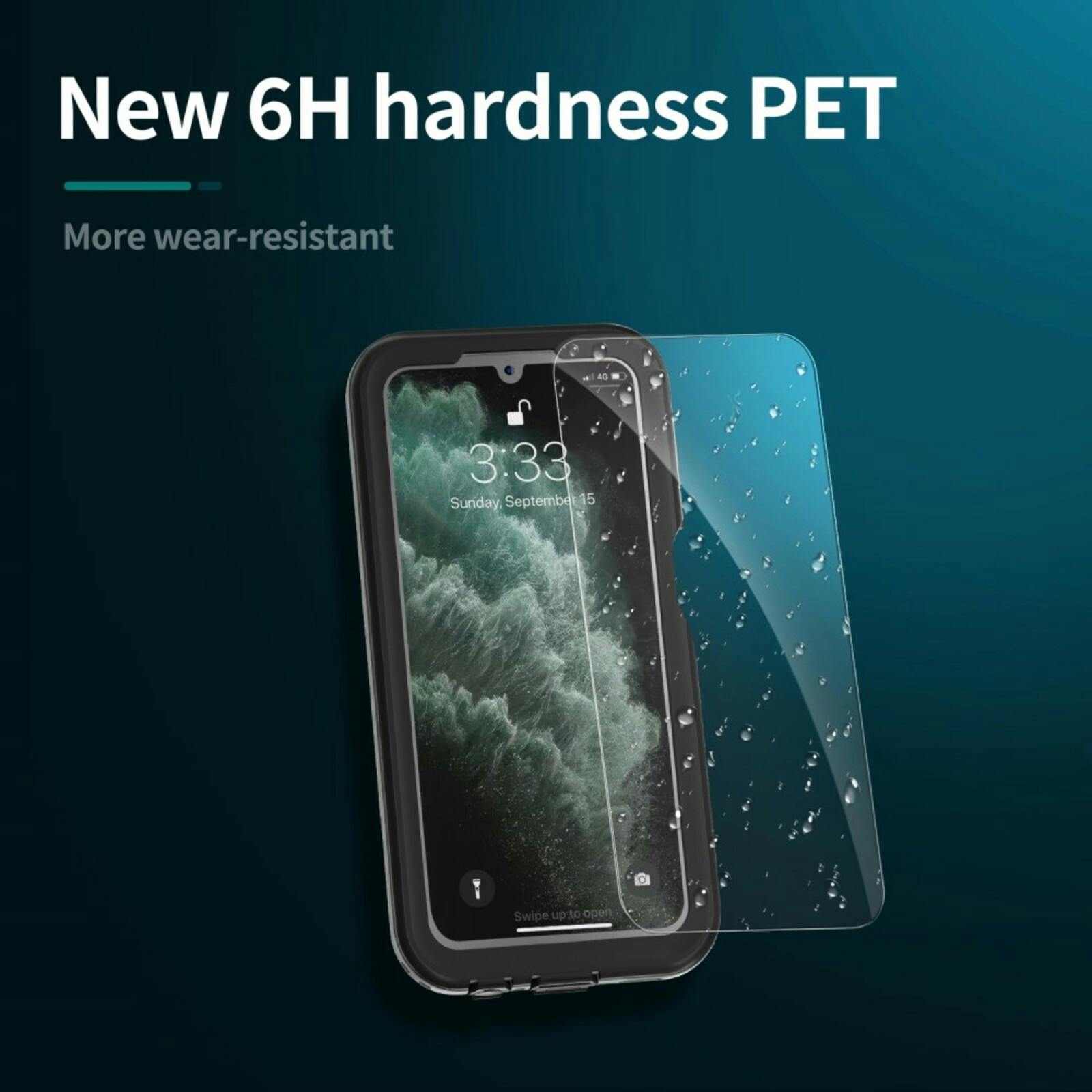 REDPEPPER Samsung A15 Dot Pro Waterproof Hoesje Zwart