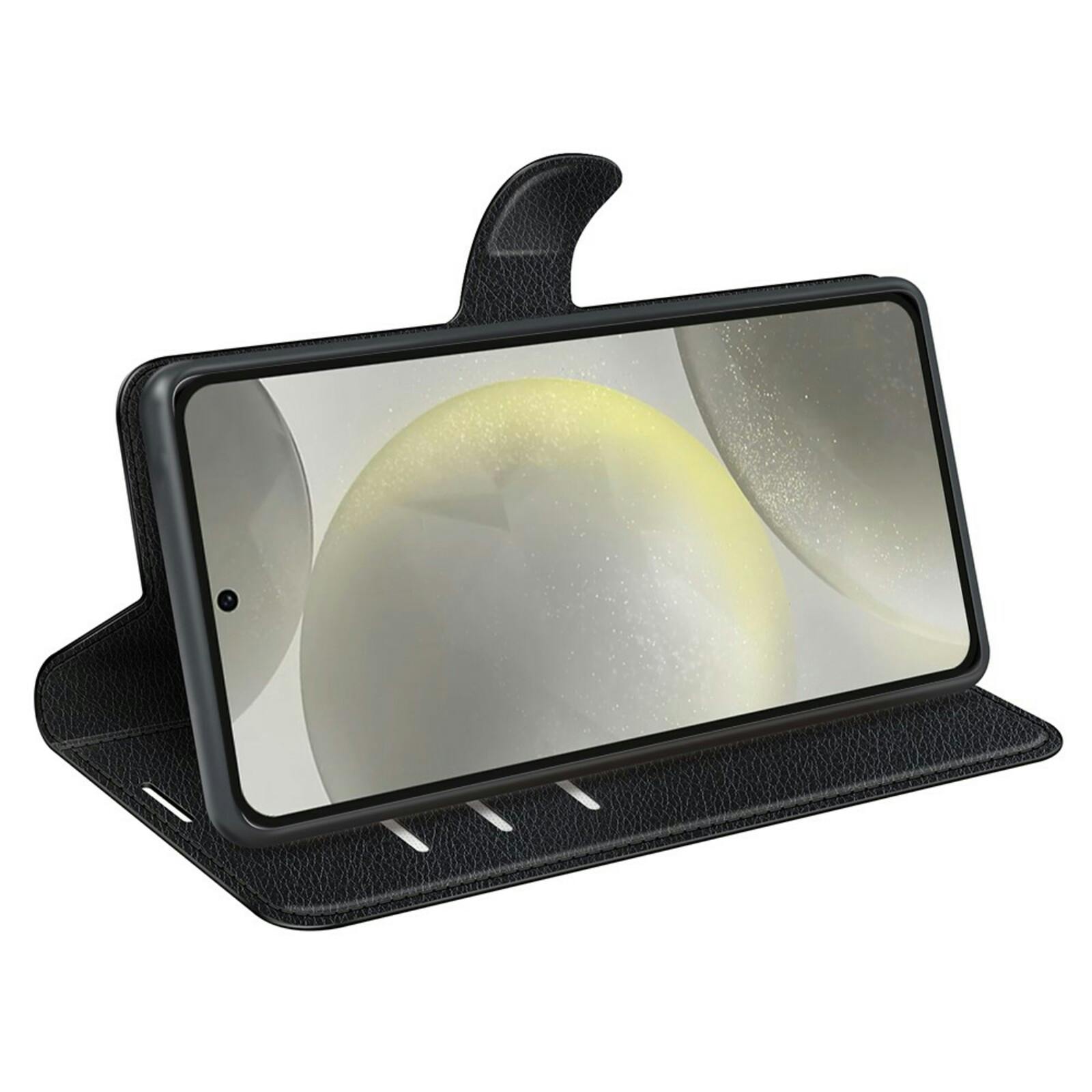 Mocaa Samsung Galaxy S24 FE Slim-Fit Book Case Zwart