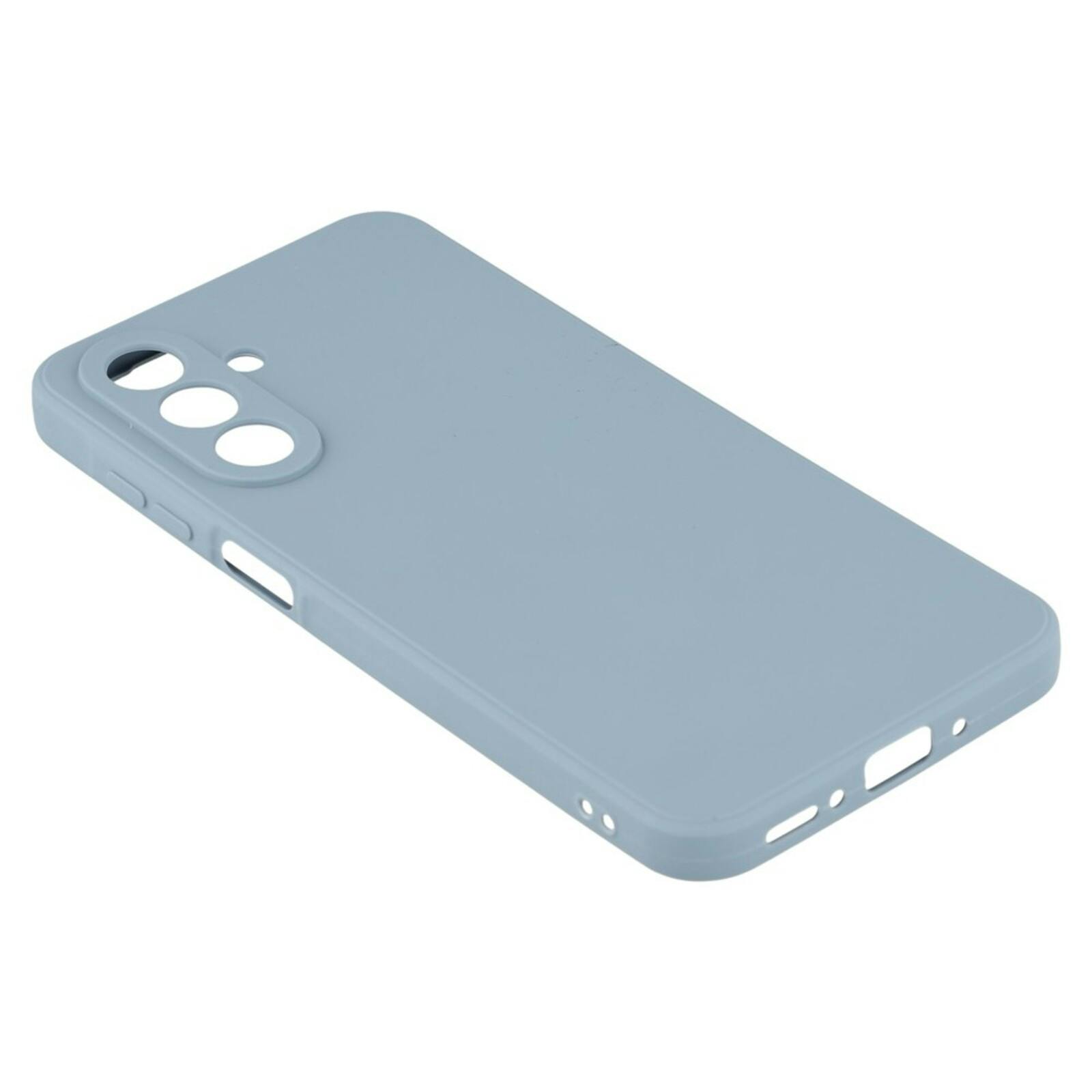 Mocaa Samsung Galaxy A27 Lens Protection Hoesje Blauwgrijs
