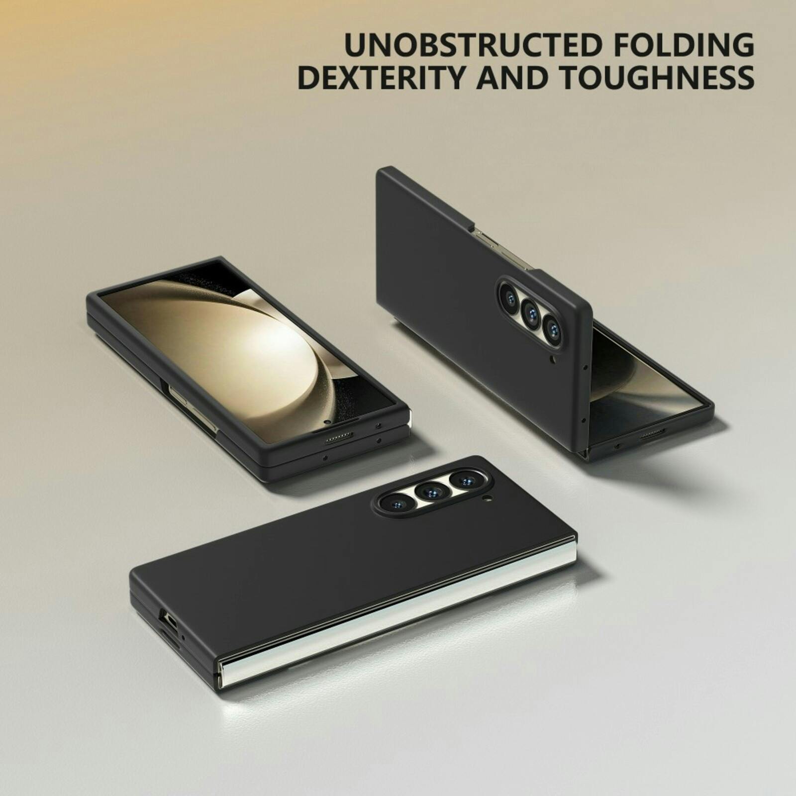 Comfycase Samsung Galaxy Z Fold6 Daily Beschermhoesje Zwart