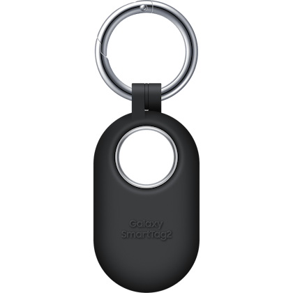 Samsung Galaxy SmartTag2 Siliconen Hoesje Zwart - Voorkant