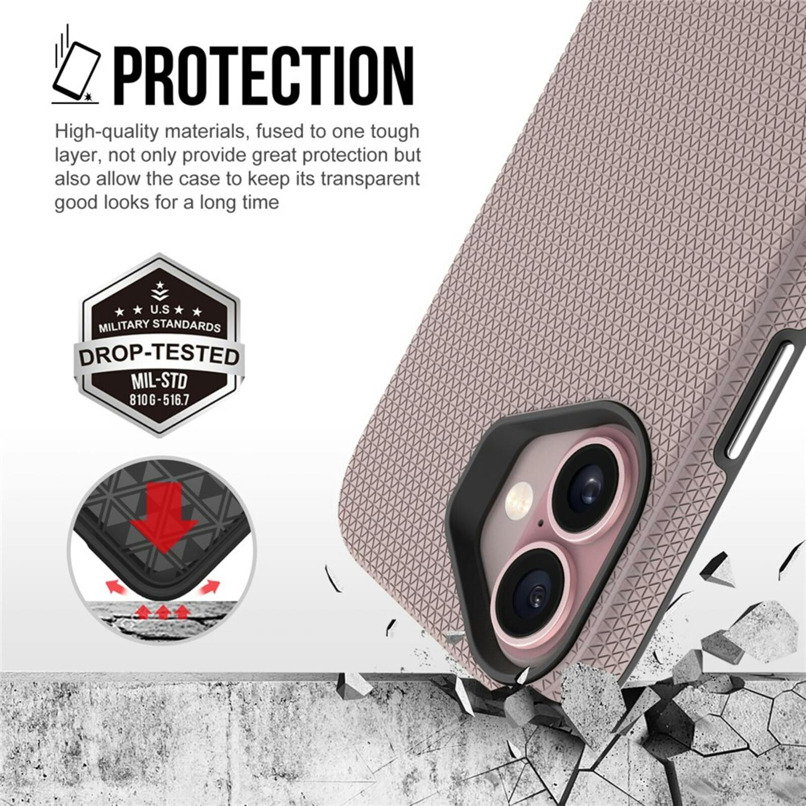 Mocaa Apple iPhone 17 Rugged MagSafe Hoesje Roze