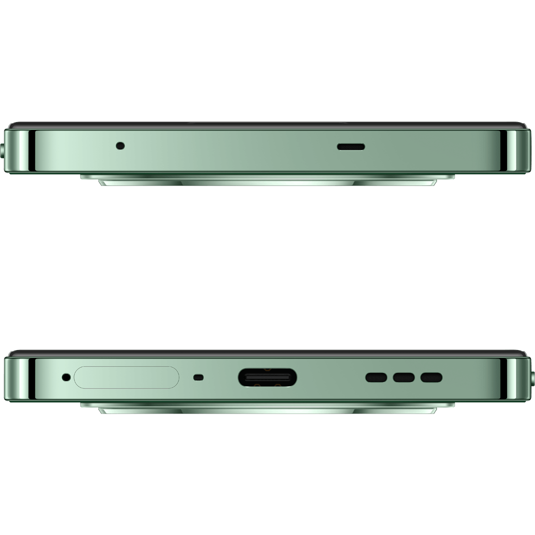 OPPO Reno12 F 5G Black Green - Zijkant