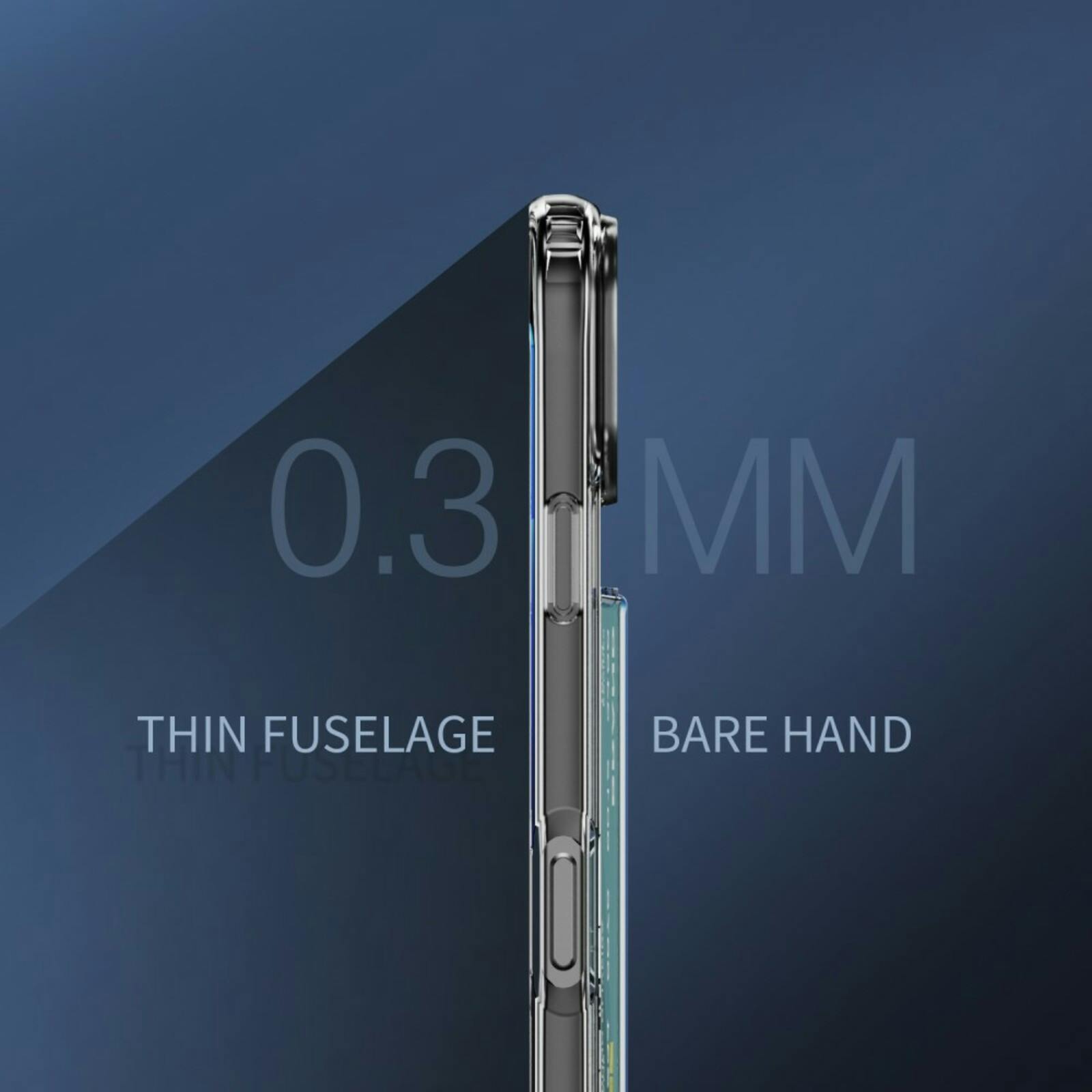 CaseBody Apple iPhone 16 Pro Max Shockproof Hoesje met Pasruimte Transparant