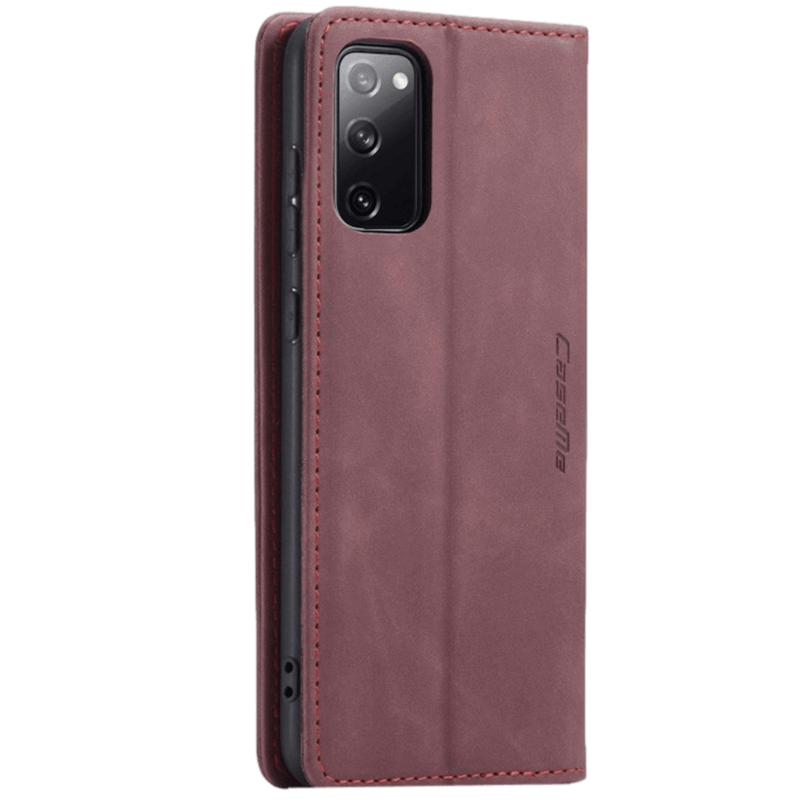 Caseme Samsung Galaxy S20 Business Wallet Bookcase Hoesje Rood