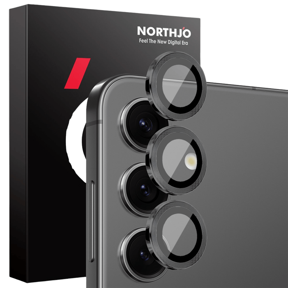 Northjo Samsung Galaxy S25 Camera Protector Transparant