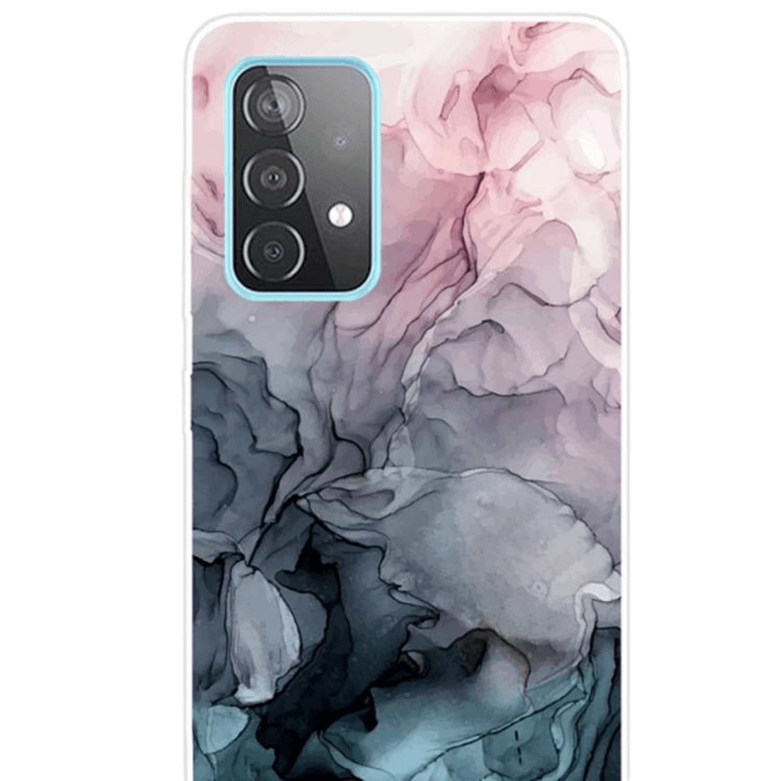 Mocaa Samsung Galaxy A32 Marble Case Meerkleurig