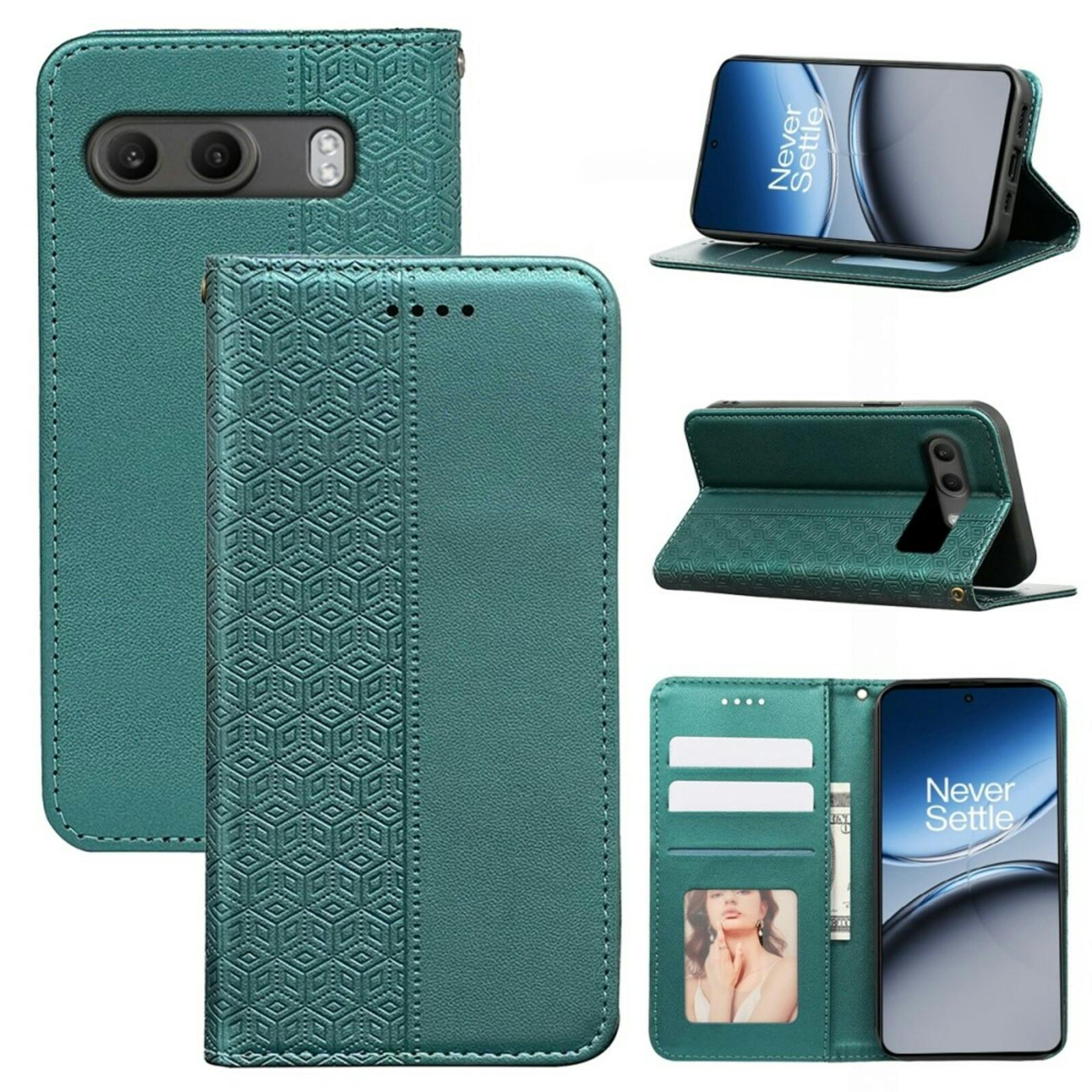TwoTone OnePlus Nord 4 Slim Magnetic Bookcase Groen