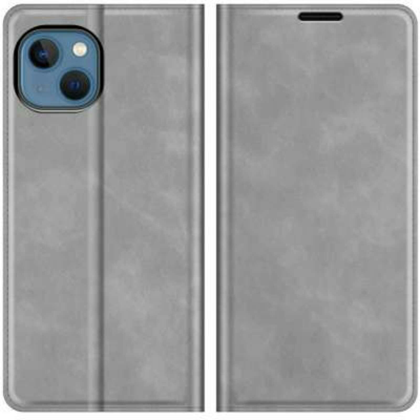 Just in Case iPhone 14 Plus Portemonnee Hoesje Grijs