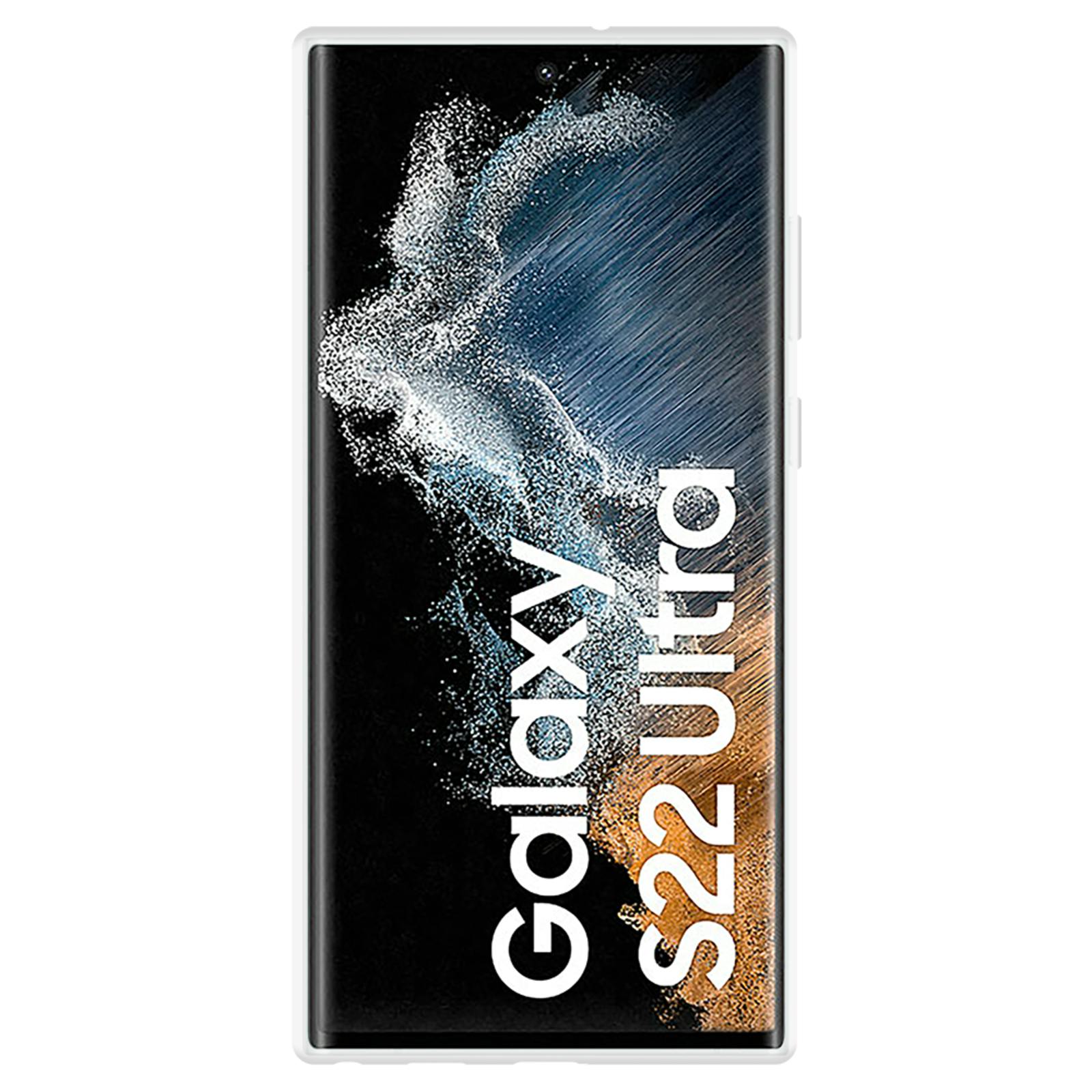 Just in Case Galaxy S22 Ultra Siliconen (TPU) Hoesje Clear