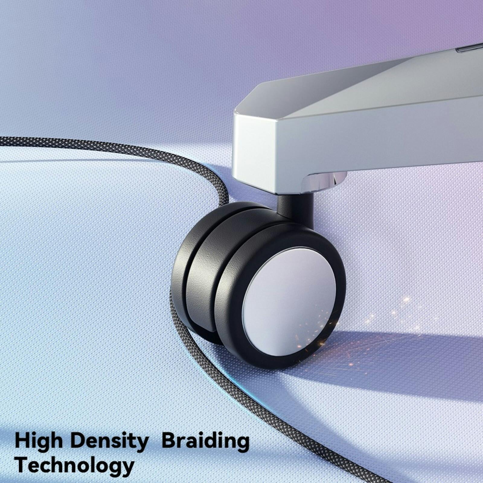 Essager 100W(!) Smartphone en Laptop Data+Oplaadkabel USB-C naar USB-C Zwart 1m