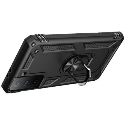 CaseBody Samsung Galaxy S21 Shield Case Zwart