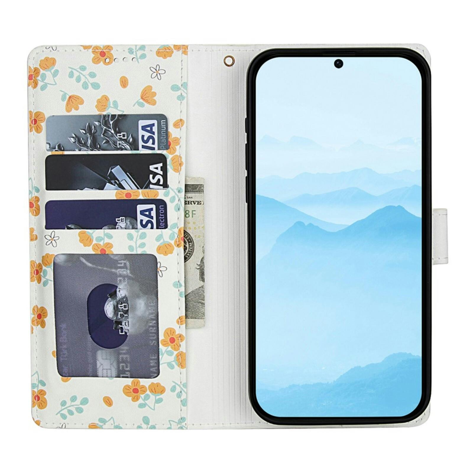 Comfycase Samsung Galaxy A37 Wallet Bloemen