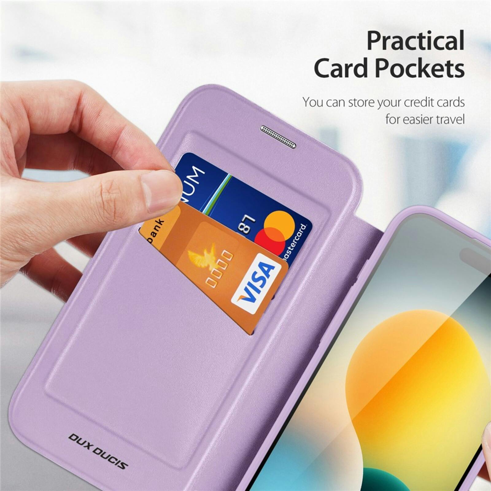 DUX DUCIS Apple iPhone 17 Air Skin X Pro Flipcover Paars