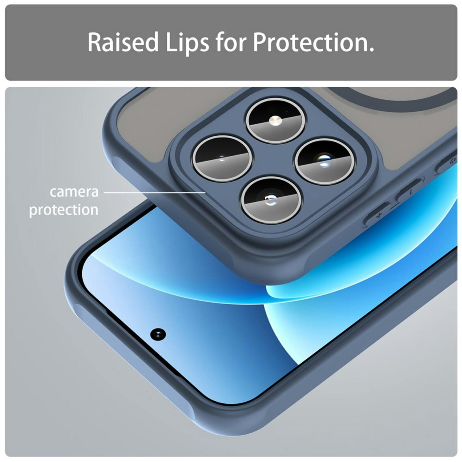 CaseBody Xiaomi 17 Magnetic Case Blauw