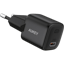 Aukey USB-C Snellader 20W Zwart - Voorkant