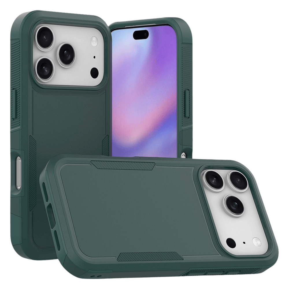CaseBody Apple iPhone 17 Pro / 18 Pro Rugged Armor Back Cover Groen