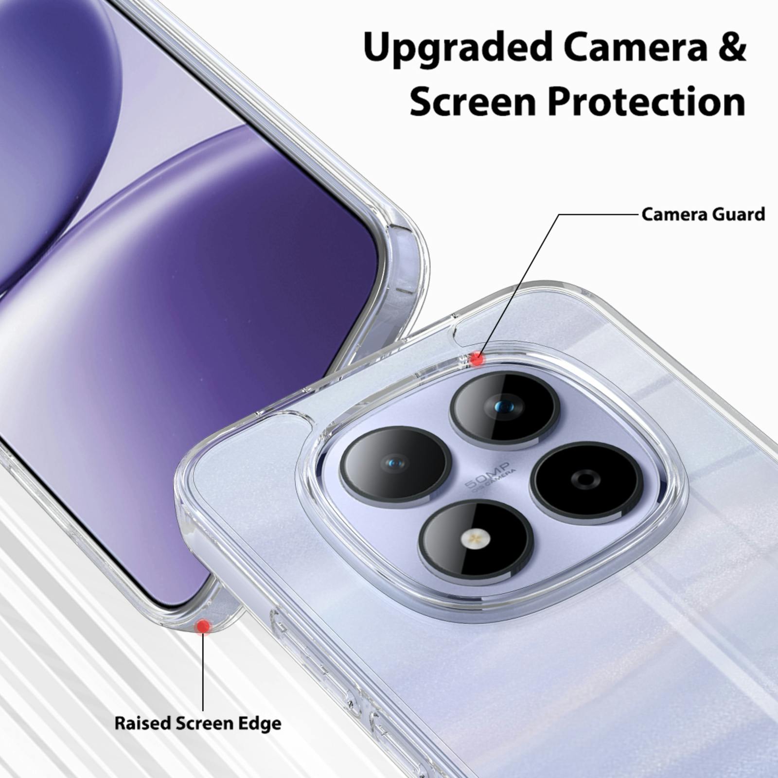 CaseBody Xiaomi Redmi Note 15 Pro 5G TPU Hoesje Transparant