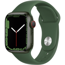 Apple Watch Series 7 Cellular 45mm Green - Voorkant