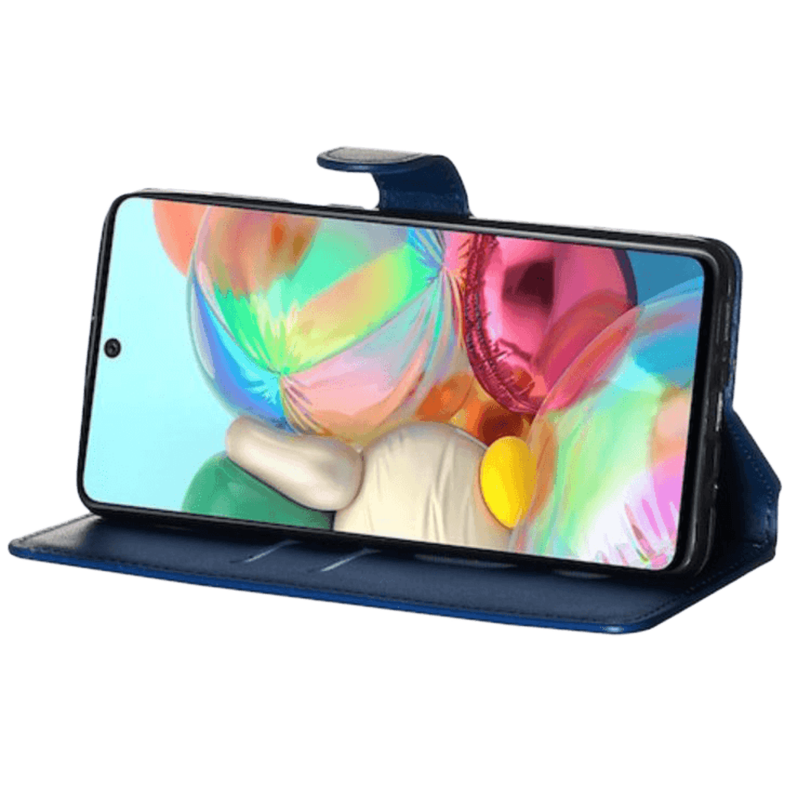 Mocaa Samsung Galaxy S20 Slim-Fit Boek Hoesje Blauw