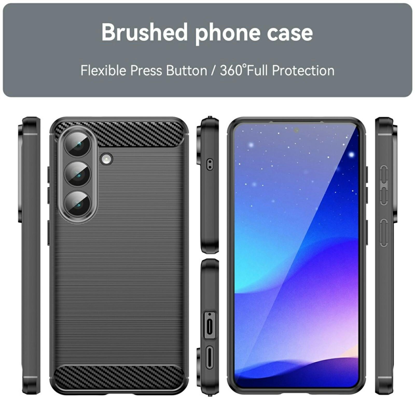 Mocaa Samsung Galaxy S26 Schokbestendig Hoesje Zwart