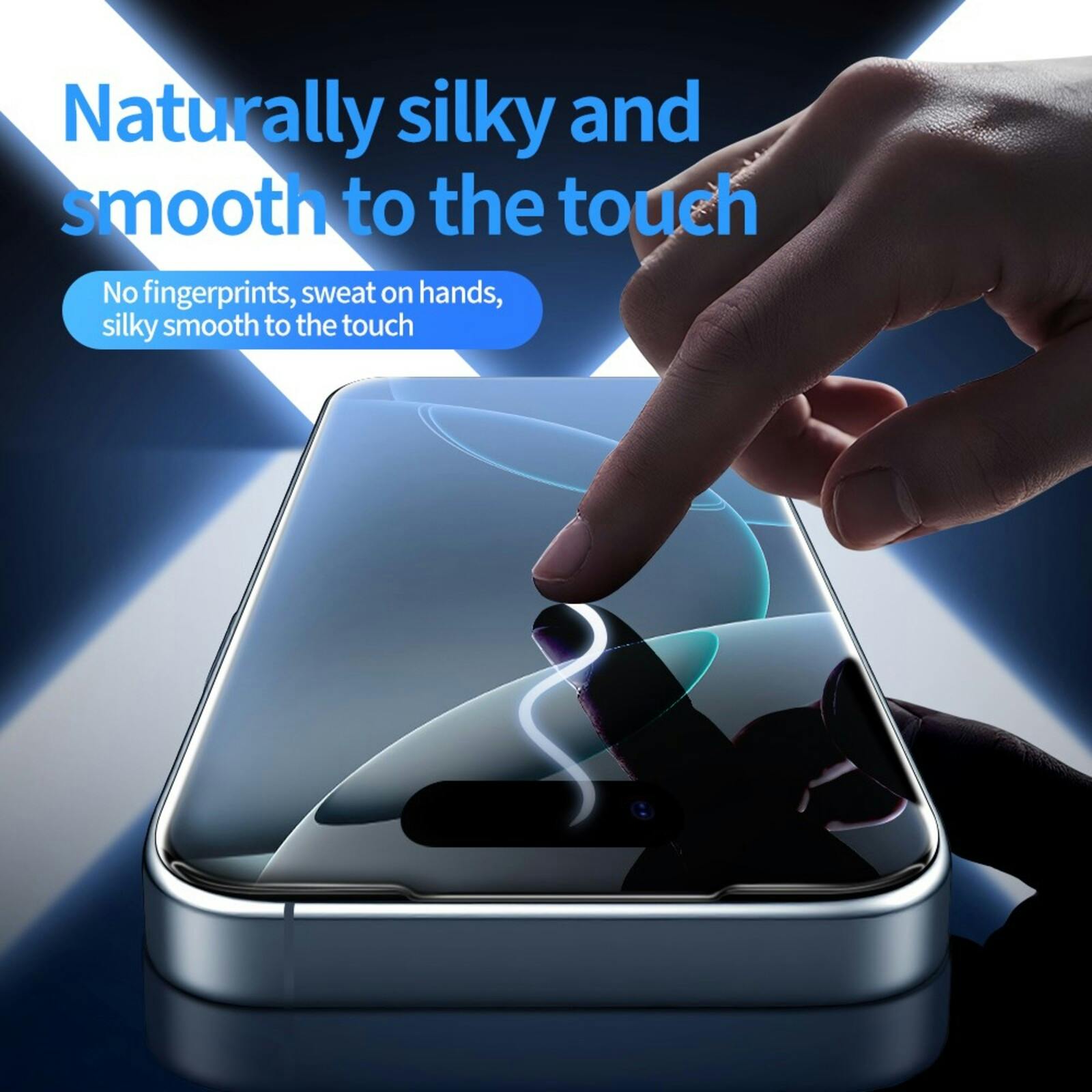 DO AS YOU WISH iPhone 14 Pro Full Screen Tempered Glass Screenprotector Transparant