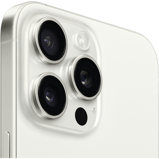 Apple iPhone 15 Pro Max White Titanium - Achterkant