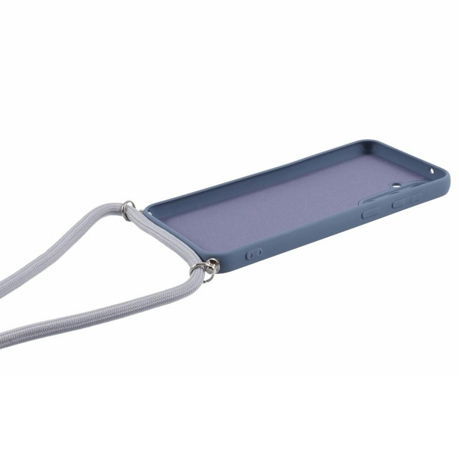 Mocaa Samsung S23 FE Koordhoesje Grijsblauw