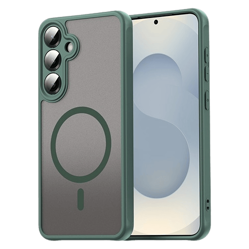 CaseBody Samsung A36 Slim Anti-Shock MagSafe Hoesje Groen