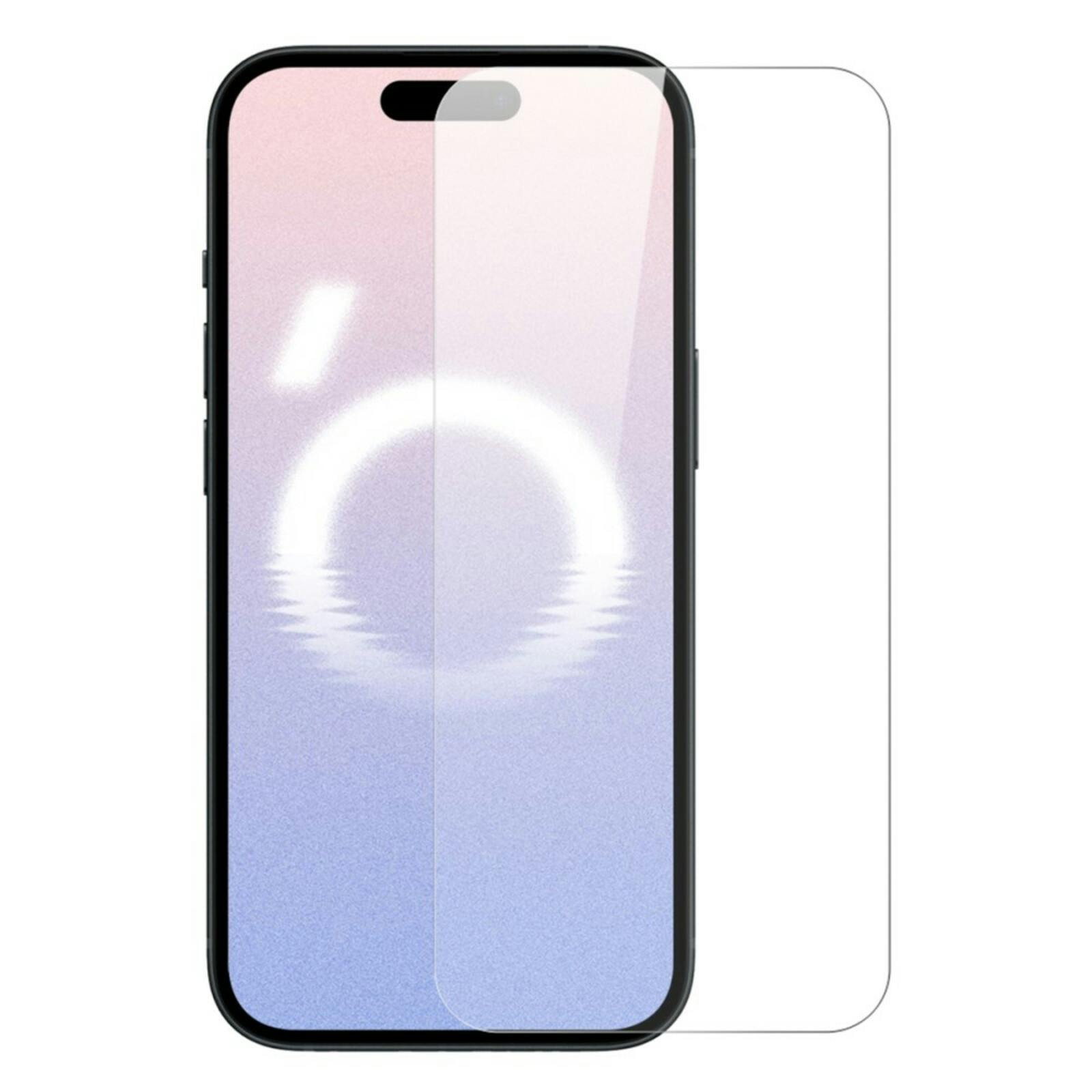 Northjo iPhone 16 Duo Pack A+ Screenprotector Met Installatiehulp Transparant