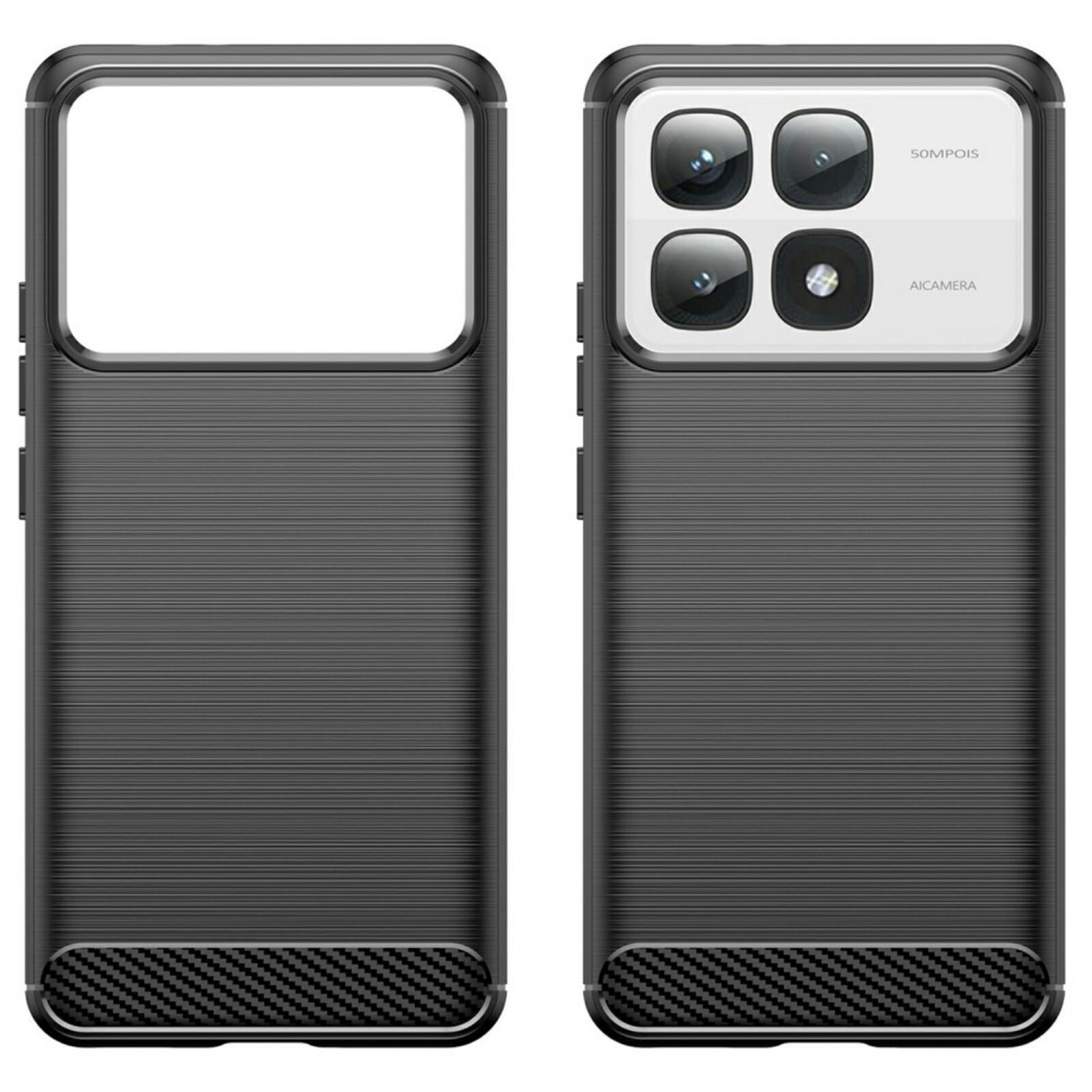 Mocaa Xiaomi 14T Pro Schokbestendig Hoesje Zwart