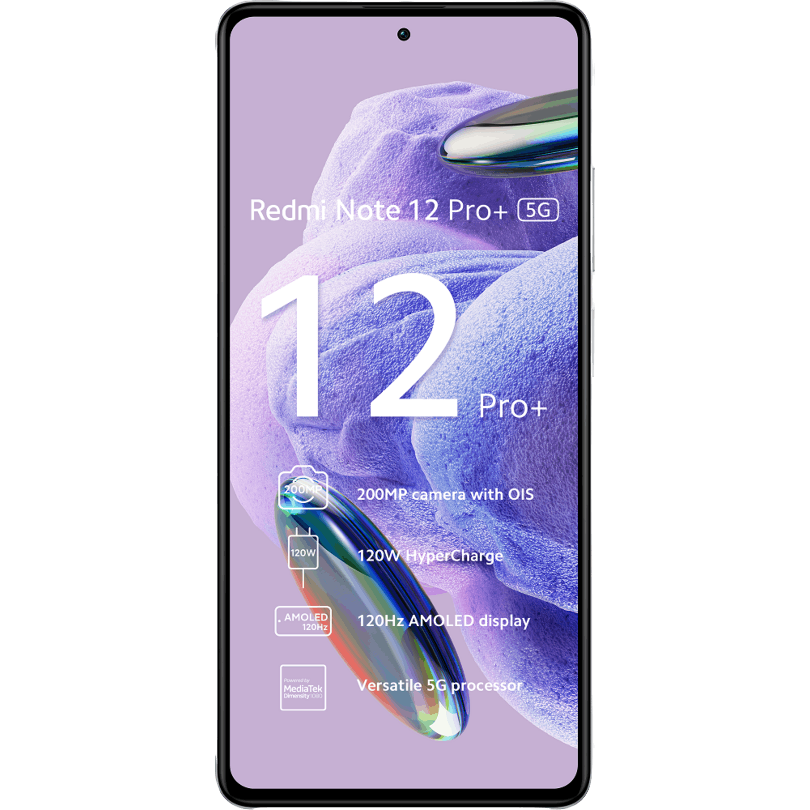 Xiaomi Redmi Note 12 Pro+ 5G Polar White - Voorkant