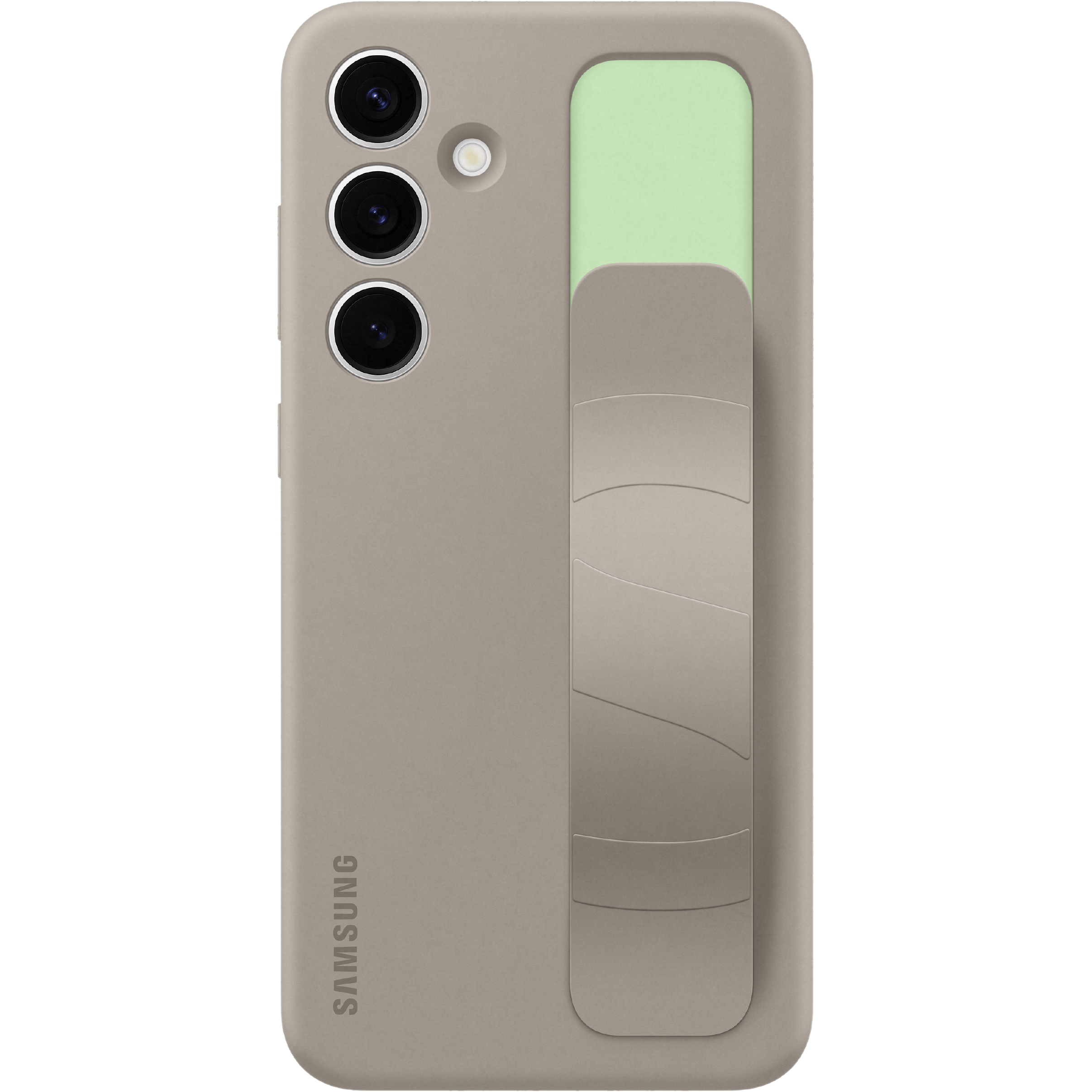 Samsung Galaxy S24 Plus Standing Grip Hoesje Grijs