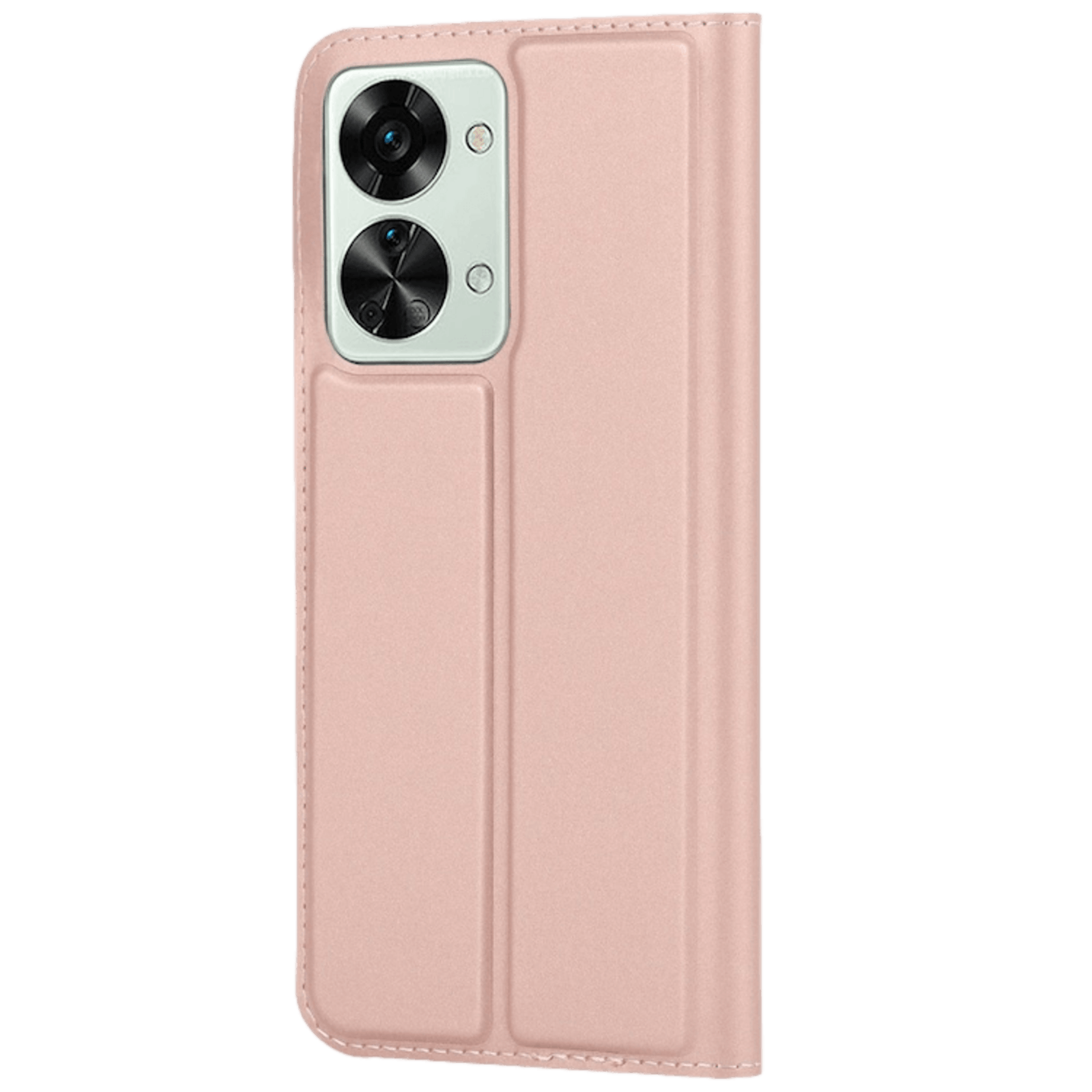 Comfycase OnePlus Nord 2T Ultra-Slim Flip Case Magnetische Sluiting Roségoud