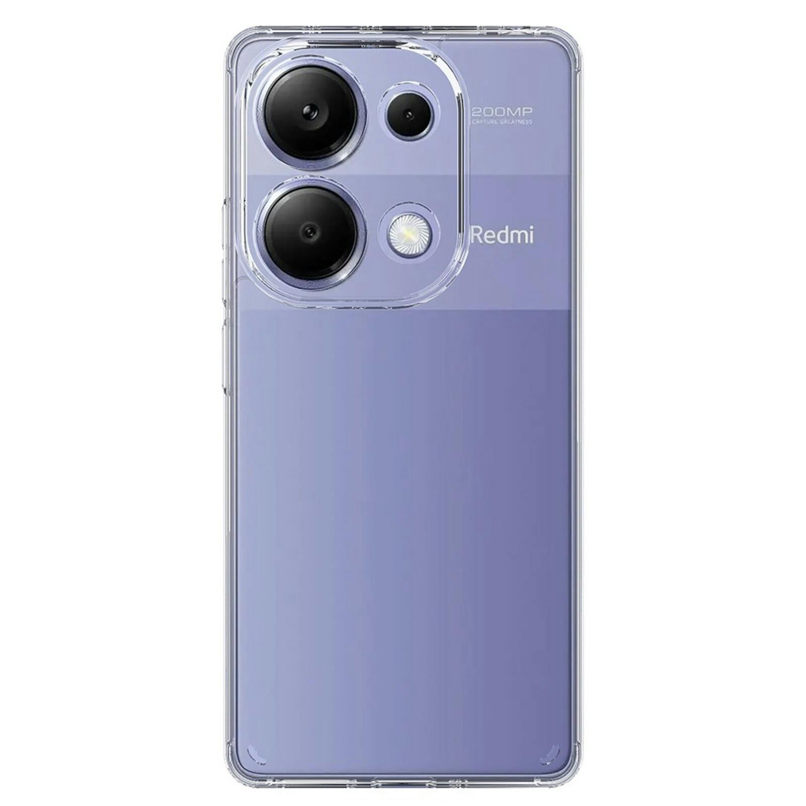 CaseBody Redmi Note 13 Pro 4G Airbag Schokbestendig Hoesje Transparant