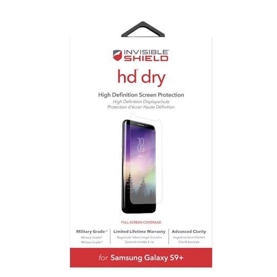 InvisibleShield Galaxy S9+ HD Dry Screenprotector
