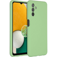 Accezz Galaxy A04s / A13 5G Siliconen Hoesje Groen - Voorkant