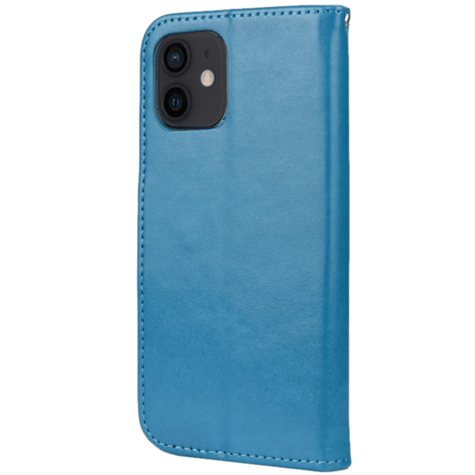 Mocaa iPhone 12 Mini Booklet Hoesje Blauw