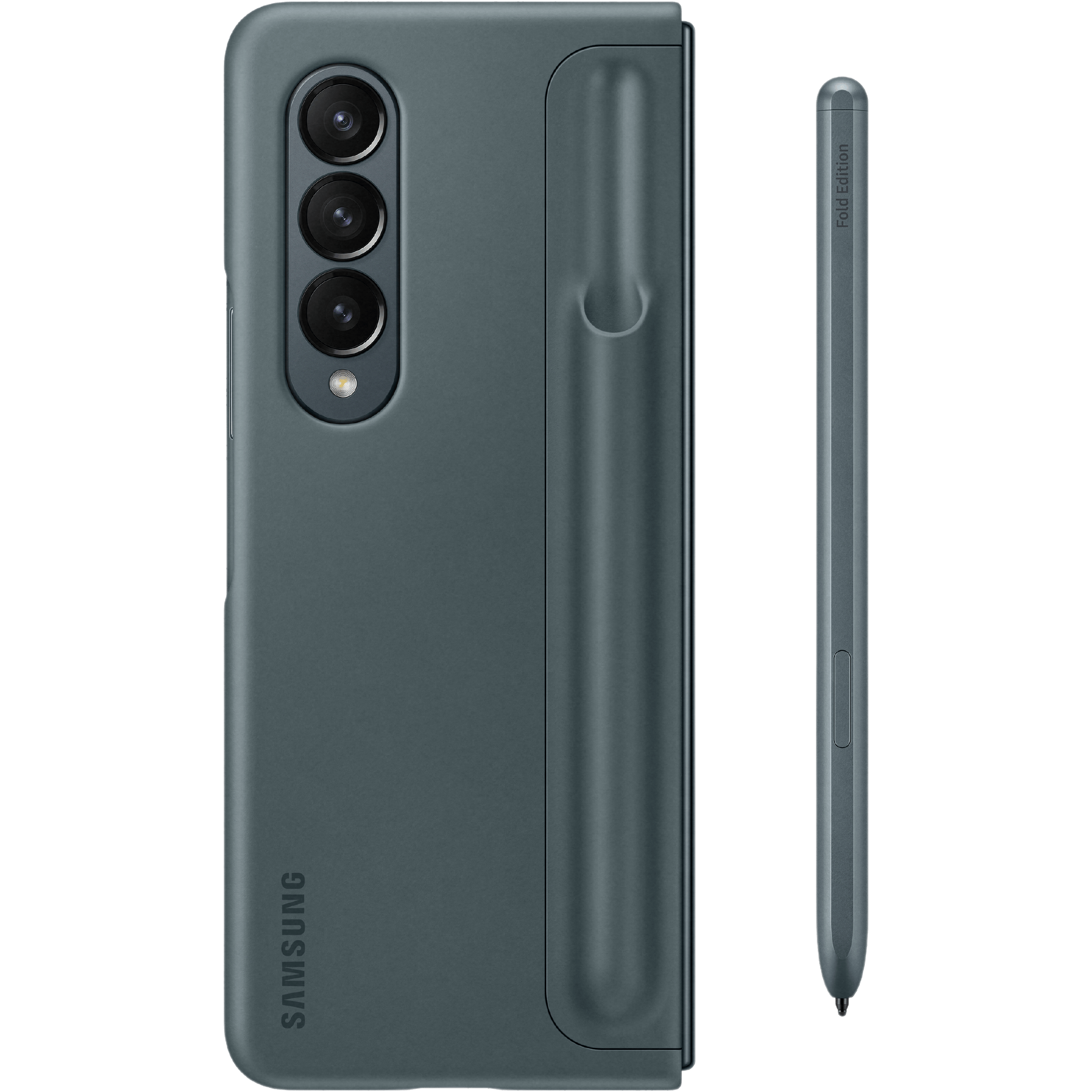 Samsung Galaxy Z Fold4 Protective Standing Hoesje Met S Pen Groen