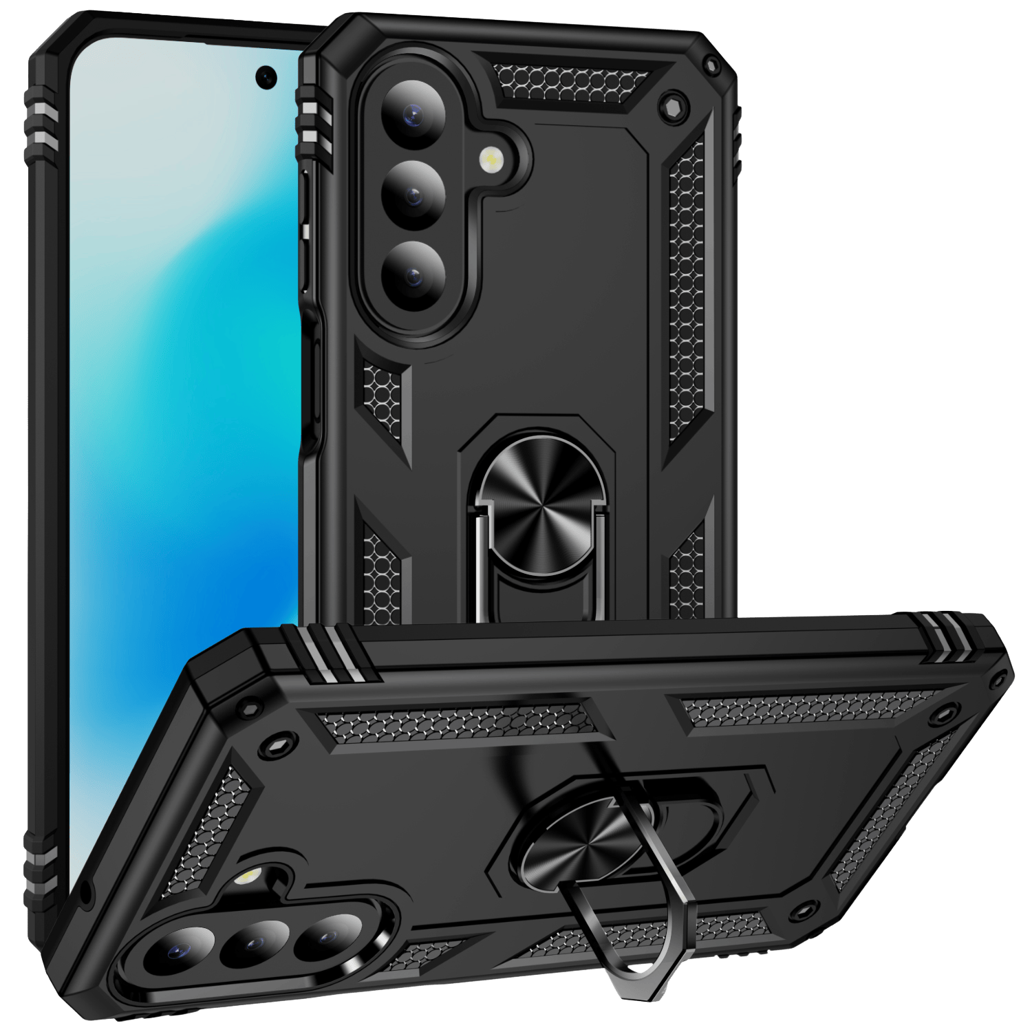 CaseBody Samsung Galaxy A27 Shield Case Zwart