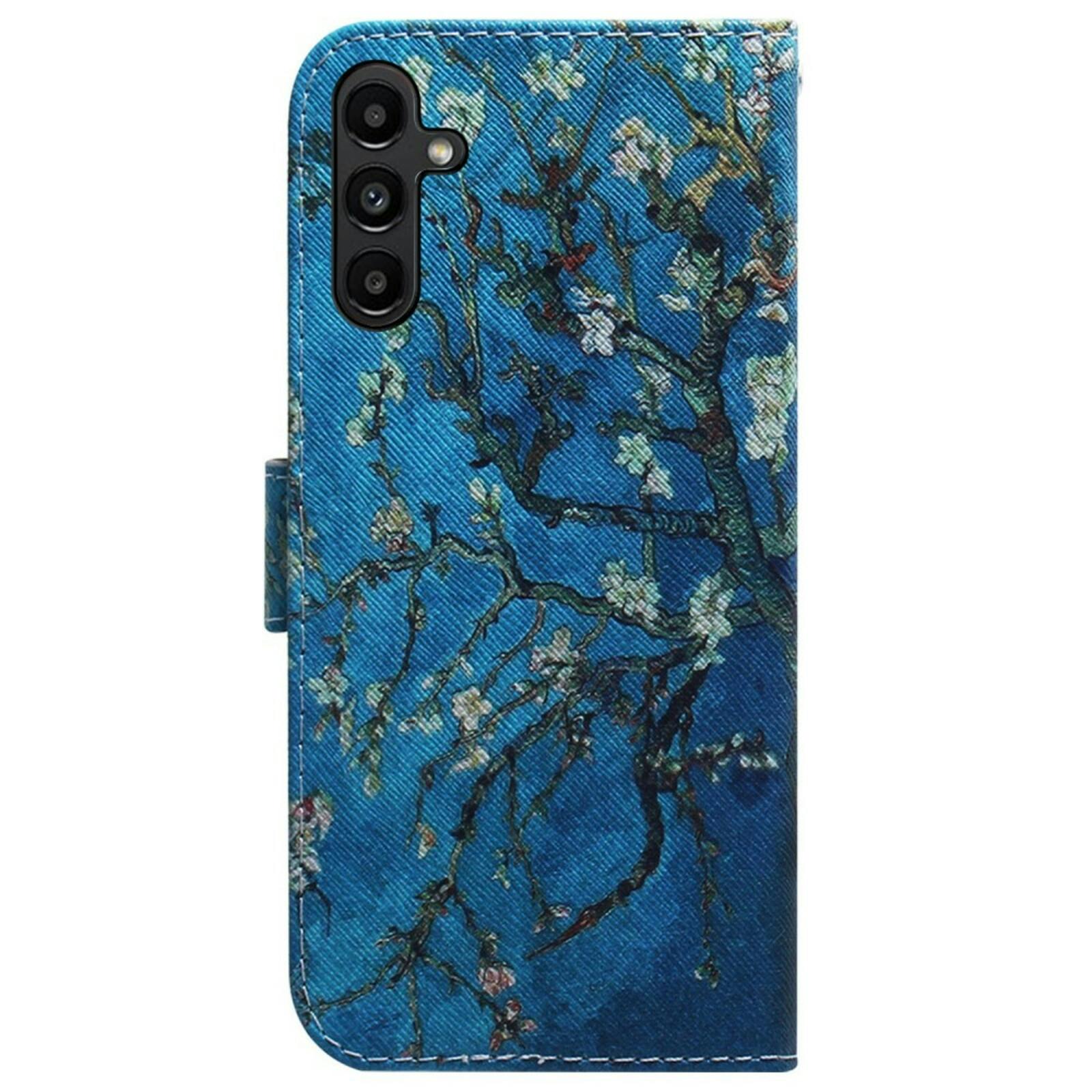 Comfycase Samsung Galaxy A25 Bloesem Bookcase Hoesje Meerkleurig